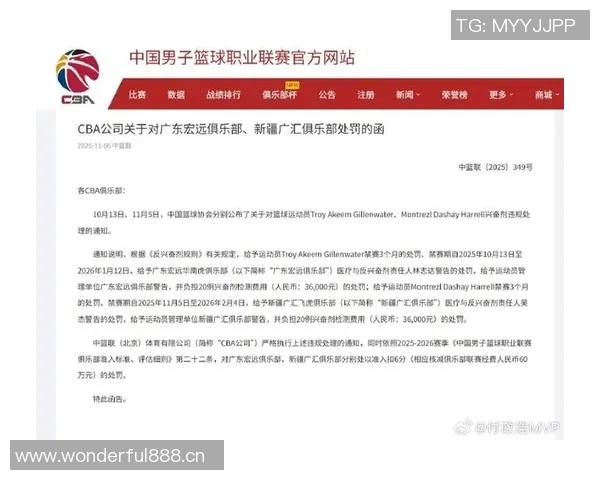 哈雷尔检测结果待确认处罚决定将另行发布